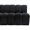  Manufacturer Color_Black -- Meridian Arc Stationary Fabric Sofa IMAGE 9