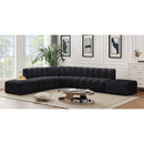  Manufacturer Color_Black -- Meridian Arc Stationary Fabric Sofa IMAGE 2