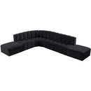  Manufacturer Color_Black -- Meridian Arc Stationary Fabric Sofa IMAGE 4