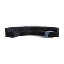  Manufacturer Color_Black -- Meridian Arc Stationary Fabric Sofa IMAGE 1