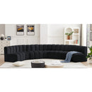  Manufacturer Color_Black -- Meridian Arc Stationary Fabric Sofa IMAGE 2