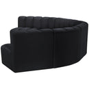 Manufacturer Color_Black -- Meridian Arc Stationary Fabric Sofa IMAGE 7