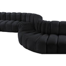  Manufacturer Color_Black -- Meridian Arc Stationary Fabric Sofa IMAGE 14