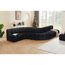  Manufacturer Color_Black -- Meridian Arc Stationary Fabric Sofa IMAGE 2