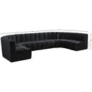  Manufacturer Color_Black -- Meridian Arc Stationary Fabric Sofa IMAGE 15