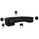  Manufacturer Color_Black -- Meridian Arc Stationary Fabric Sofa IMAGE 16