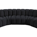  Manufacturer Color_Black -- Meridian Arc Stationary Fabric Sofa IMAGE 13