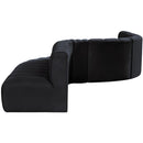  Manufacturer Color_Black -- Meridian Arc Stationary Fabric Sofa IMAGE 6