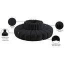  Manufacturer Color_Black -- Meridian Arc Stationary Fabric Sofa IMAGE 7