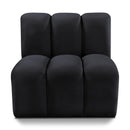  Manufacturer Color_Black -- Meridian Arc Stationary Fabric Chair IMAGE 1