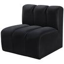  Manufacturer Color_Black -- Meridian Arc Stationary Fabric Chair IMAGE 6
