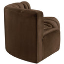  Manufacturer Color_Brown -- Arc 70" Brown Velvet Upholstered 3 pc Modular Sectional IMAGE 7