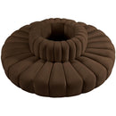 Meridian Arc Brown Velvet 8 pc Modular Sectional IMAGE 3