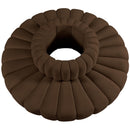  Manufacturer Color_Brown -- Arc 90" Brown Velvet Upholstered 8 pc Modular Sectional IMAGE 4