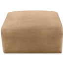  Manufacturer Color_Camel -- Arc Camel Velvet Upholstered Modular Ottoman IMAGE 6