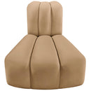  Manufacturer Color_Camel -- Arc Camel Velvet Upholstered Modular Reverse Corner Chair IMAGE 4