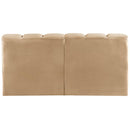  Manufacturer Color_Camel -- Arc 60" Camel Velvet Upholstered 2 pc Modular Sectional IMAGE 3