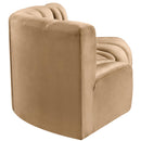 Meridian Arc Camel Velvet 3 pc Modular Sectional IMAGE 7