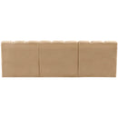  Manufacturer Color_Camel -- Arc 89.5" Camel Velvet Upholstered 3 pc Modular Sectional IMAGE 3
