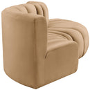  Manufacturer Color_Camel -- Arc 104" Camel Velvet Upholstered 4 pc Modular Sectional IMAGE 7