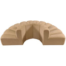 Manufacturer Color_Camel -- Arc 90" Camel Velvet Upholstered 4 pc Modular Sectional IMAGE 3