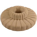  Manufacturer Color_Camel -- Arc 90" Camel Velvet Upholstered 8 pc Modular Sectional IMAGE 3
