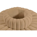 Manufacturer Color_Camel -- Arc 90" Camel Velvet Upholstered 8 pc Modular Sectional IMAGE 5