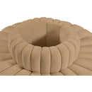 Meridian Arc Camel Velvet 8 pc Modular Sectional IMAGE 5