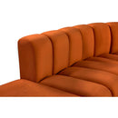  Manufacturer Color_Cognac -- Arc 161" Cognac Velvet Upholstered 10 pc Modular Sectional IMAGE 12