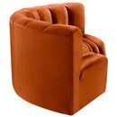  Manufacturer Color_Cognac -- Arc 80" Cognac Velvet Upholstered 3 pc Modular Sectional IMAGE 7