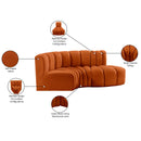  Manufacturer Color_Cognac -- Arc 70" Cognac Velvet Upholstered 3 pc Modular Sectional IMAGE 10