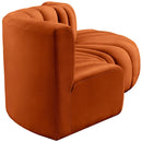  Manufacturer Color_Cognac -- Arc 104" Cognac Velvet Upholstered 4 pc Modular Sectional IMAGE 7