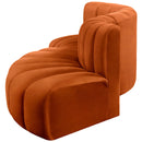  Manufacturer Color_Cognac -- Arc 104" Cognac Velvet Upholstered 4 pc Modular Sectional IMAGE 8