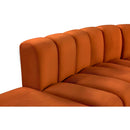  Manufacturer Color_Cognac -- Arc 127" Cognac Velvet Upholstered 5 pc Modular Sectional IMAGE 14