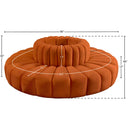  Manufacturer Color_Cognac -- Arc 90" Cognac Velvet Upholstered 8 pc Modular Sectional IMAGE 6
