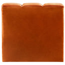  Manufacturer Color_Cognac -- Arc Cognac Velvet Upholstered Modular Straight Chair IMAGE 3