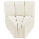 Meridian Arc Cream Velvet Curved Corner IMAGE 5