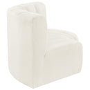 Meridian Arc Cream Velvet 2 pc Modular Sectional IMAGE 7