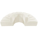 Manufacturer Color_Cream -- Arc 90" Cream Velvet Upholstered 4 pc Modular Sectional IMAGE 3