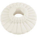  Manufacturer Color_Cream -- Arc 90" Cream Velvet Upholstered 8 pc Modular Sectional IMAGE 4