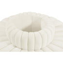  Manufacturer Color_Cream -- Arc 90" Cream Velvet Upholstered 8 pc Modular Sectional IMAGE 5