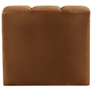  Manufacturer Color_Saddle -- Arc Saddle Velvet Upholstered Modular Curved Corner Chair IMAGE 4