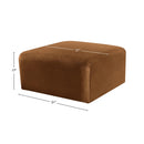  Manufacturer Color_Saddle -- Arc Saddle Velvet Upholstered Modular Ottoman IMAGE 7