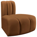  Manufacturer Color_Saddle -- Arc Saddle Velvet Upholstered Modular Reverse Corner Chair IMAGE 5