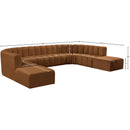 Manufacturer Color_Saddle -- Arc 161" Saddle Velvet Upholstered 10 pc Modular Sectional IMAGE 16