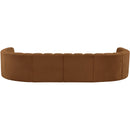  Manufacturer Color_Saddle -- Arc 161" Saddle Velvet Upholstered 10 pc Modular Sectional IMAGE 3