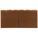  Manufacturer Color_Saddle -- Arc 60" Saddle Velvet Upholstered 2 pc Modular Sectional IMAGE 3