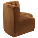  Manufacturer Color_Saddle -- Arc 60" Saddle Velvet Upholstered 2 pc Modular Sectional IMAGE 7