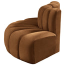  Manufacturer Color_Saddle -- Arc 77" Saddle Velvet Upholstered 3 pc Modular Sectional IMAGE 6