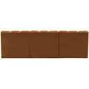Meridian Arc Saddle Velvet 3 pc Modular Sectional IMAGE 3
